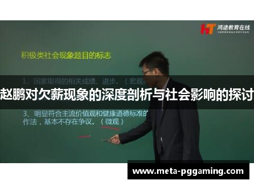 赵鹏对欠薪现象的深度剖析与社会影响的探讨
